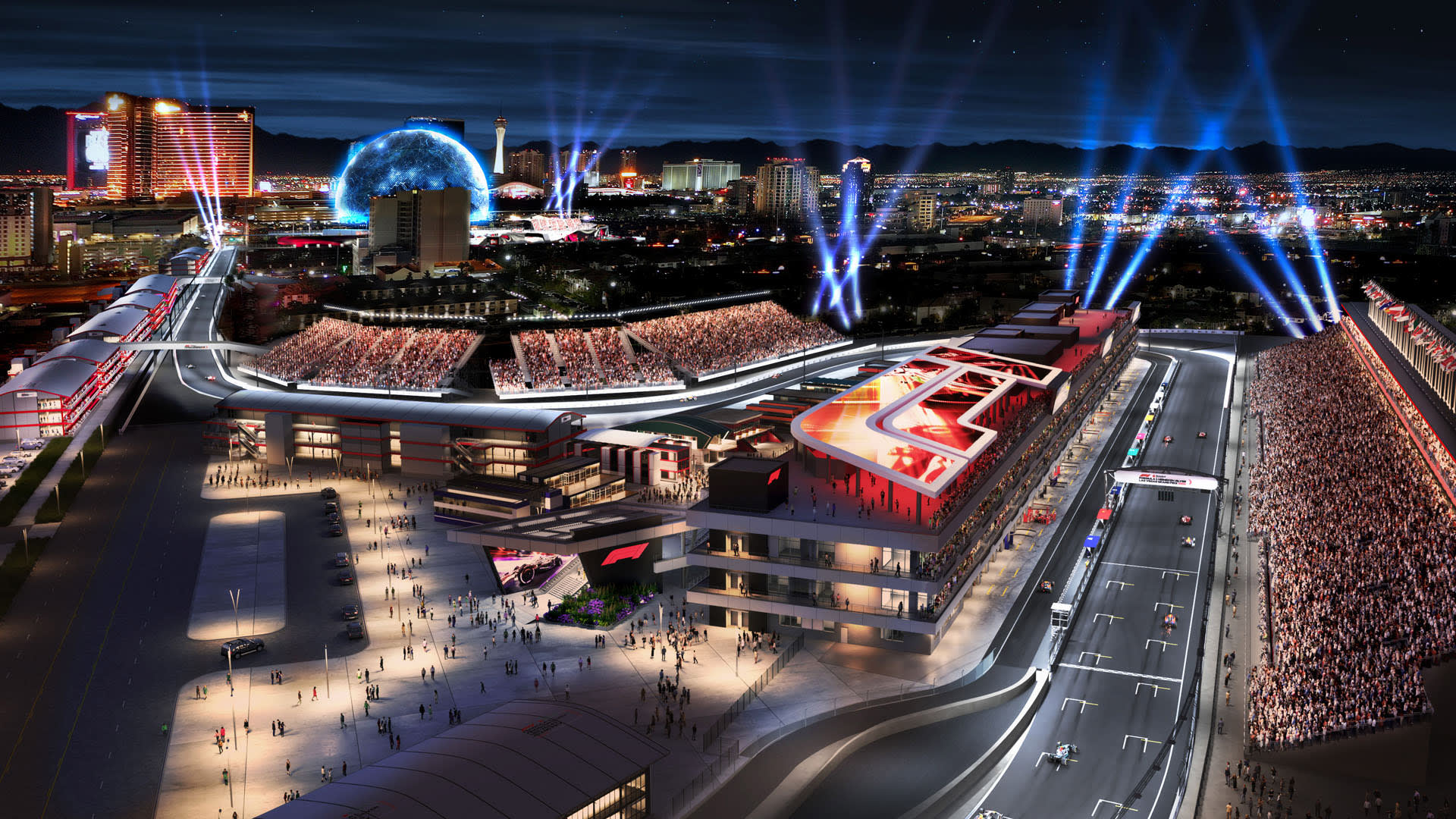 Las Vegas Grand Prix 2023 opening ceremony Spectacular starstudded